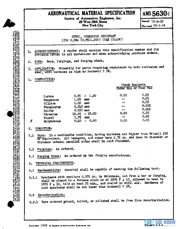 SAE AMS5630C PDF