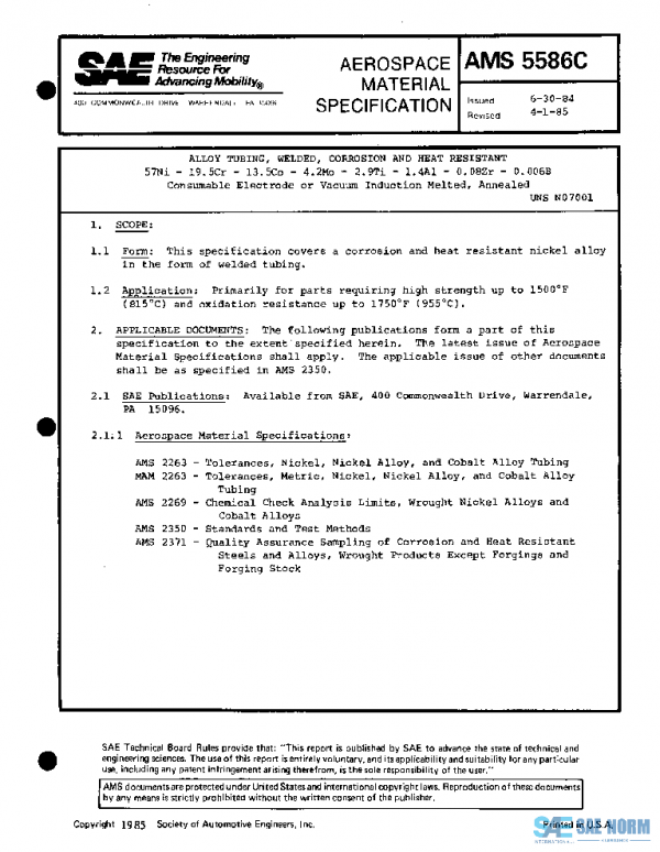 SAE AMS5586C PDF
