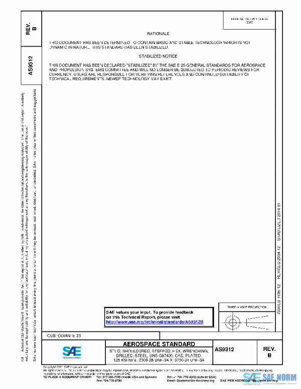 SAE AS9312B PDF SAE AS9312B PDF