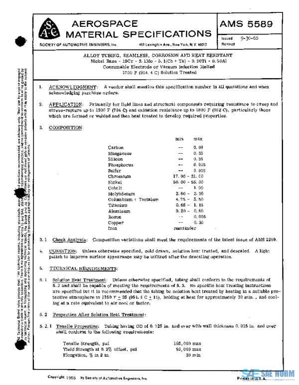 SAE AMS5589 PDF
