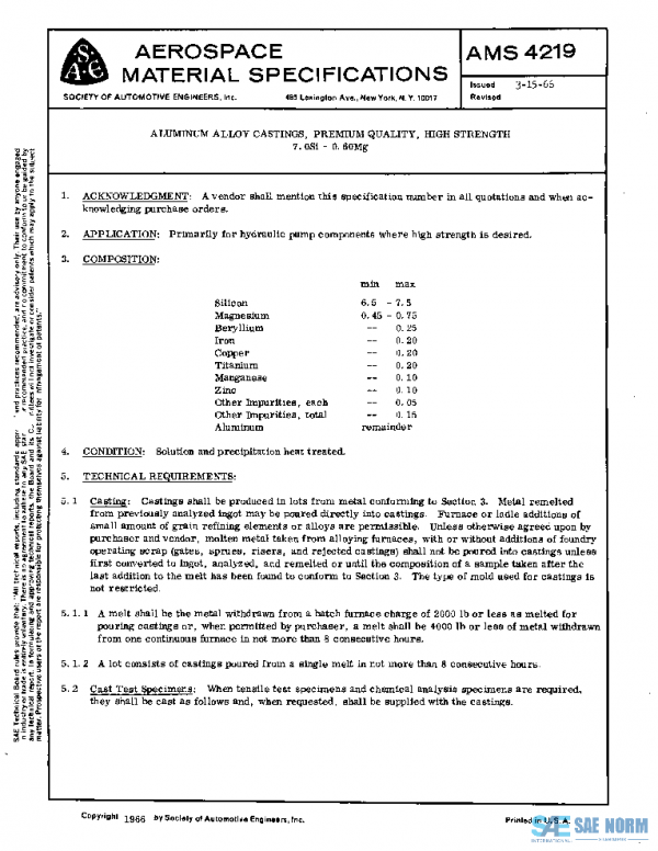 SAE AMS4219 PDF
