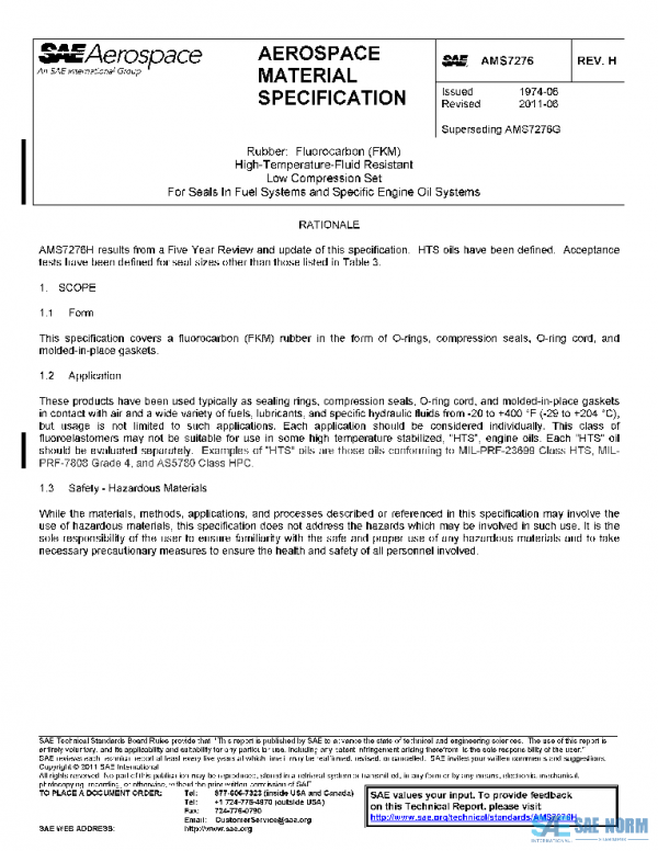 SAE AMS7276H PDF