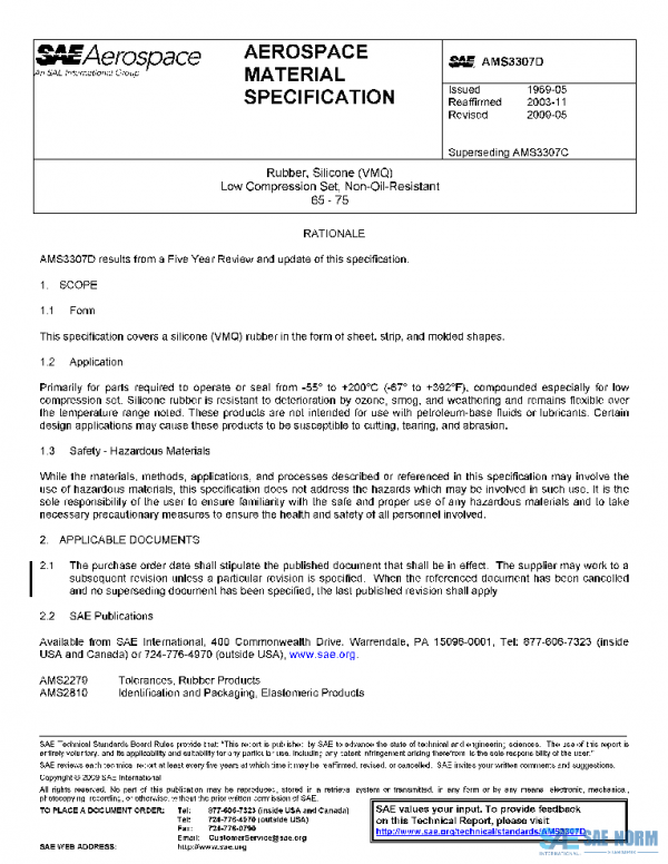 SAE AMS3307D PDF