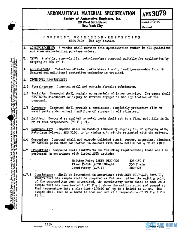 SAE AMS3079 PDF