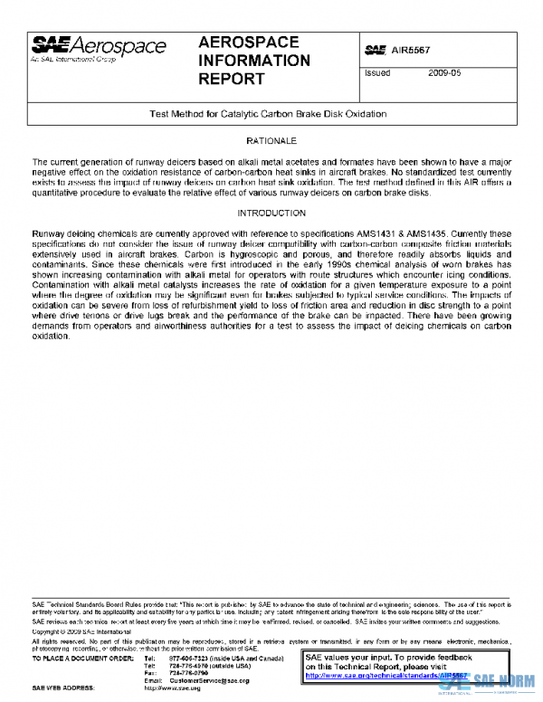 SAE AIR5567 PDF
