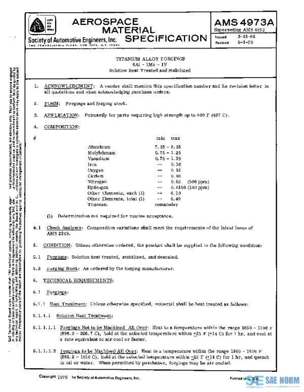 SAE AMS4973A PDF