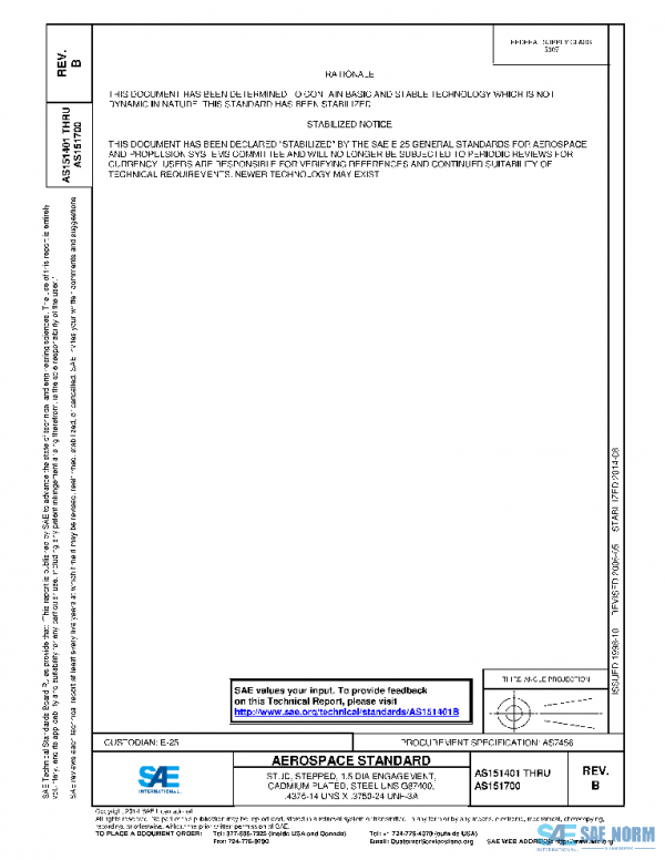 SAE AS151401B PDF