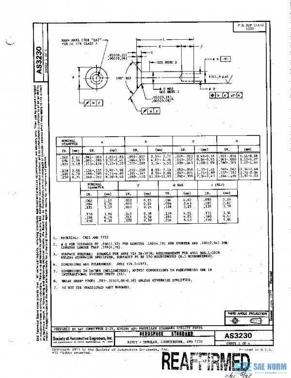 SAE AS3230 PDF