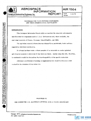 SAE AIR1564 PDF