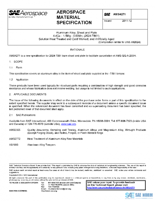 SAE AMS4271 PDF