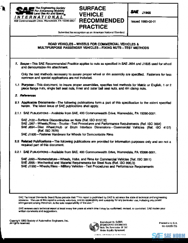 SAE J1965_199302 PDF
