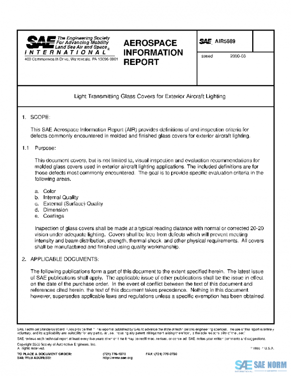 SAE AIR5689 PDF