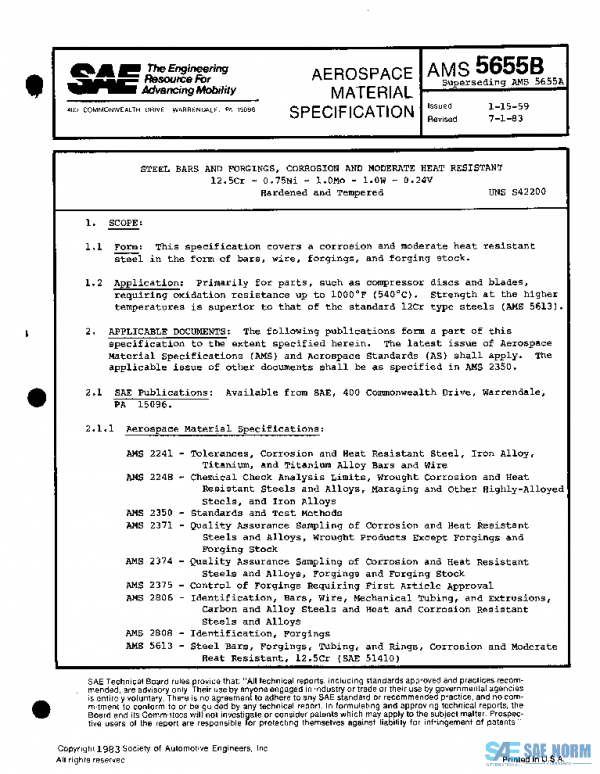 SAE AMS5655B PDF