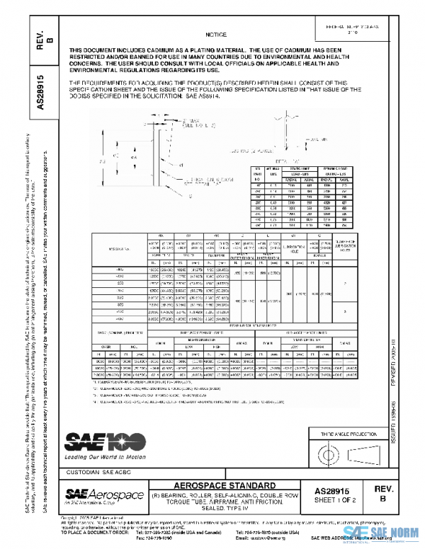 SAE AS28915B PDF SAE AS28915B PDF