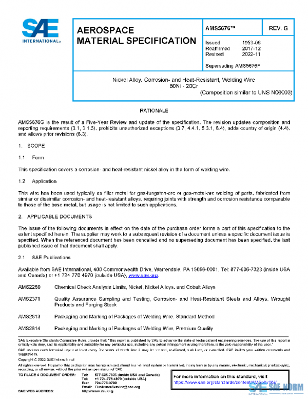 SAE AMS5676G PDF