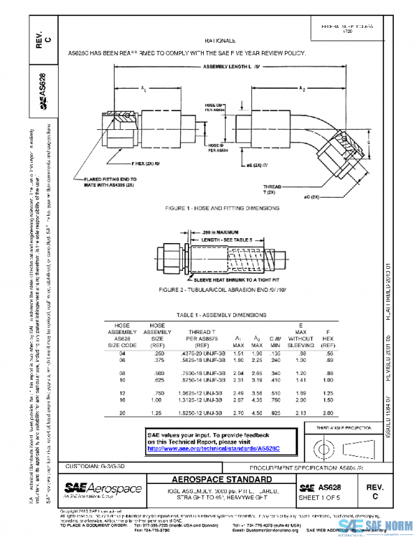 SAE AS628C PDF