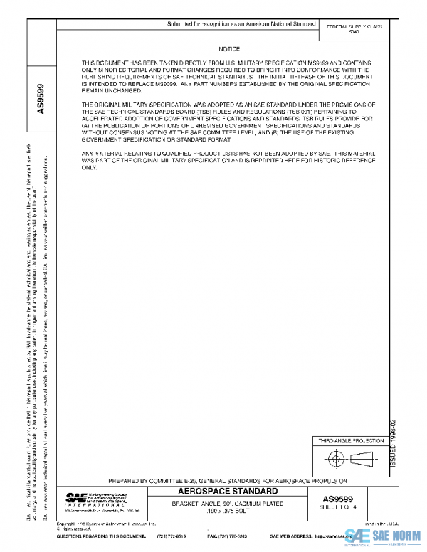 SAE AS9599 PDF