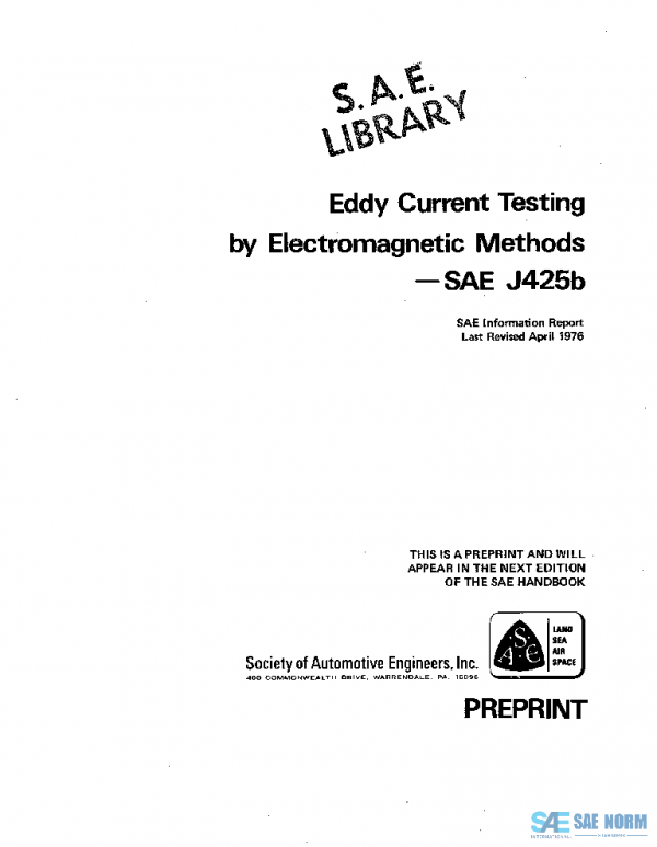 SAE J425B_197604 PDF SAE J425B_197604 PDF