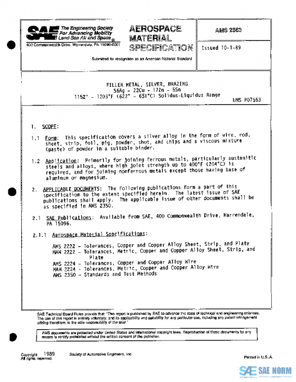 SAE AMS2663 PDF SAE AMS2663 PDF