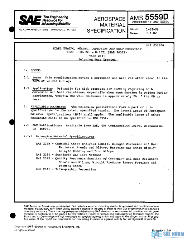 SAE AMS5559D PDF