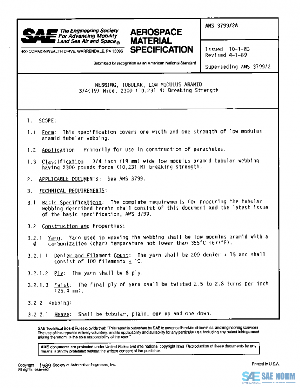 SAE AMS3799/2A PDF