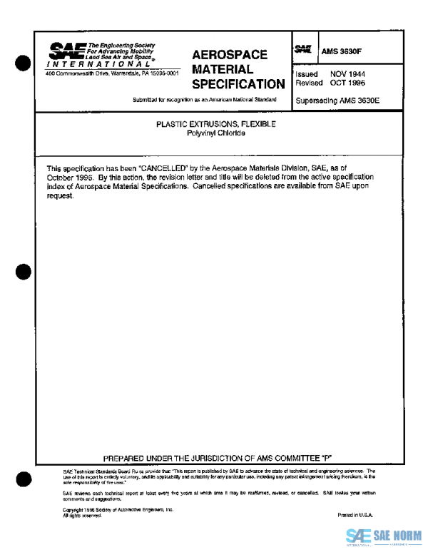 SAE AMS3630F PDF SAE AMS3630F PDF