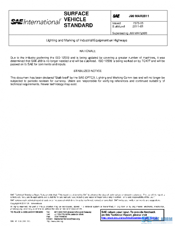 SAE J99_201103 PDF SAE J99_201103 PDF