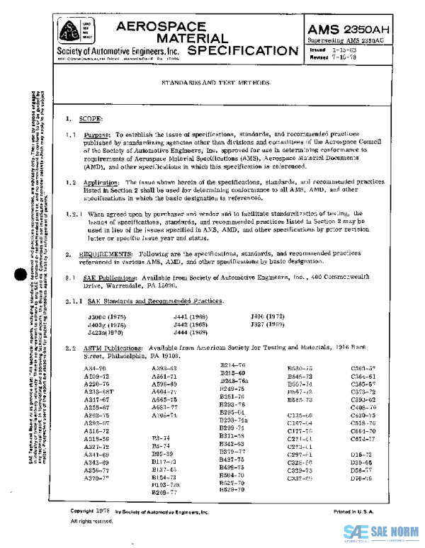 SAE AMS2350AH PDF