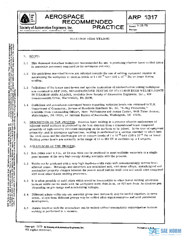 SAE ARP1317 PDF SAE ARP1317 PDF