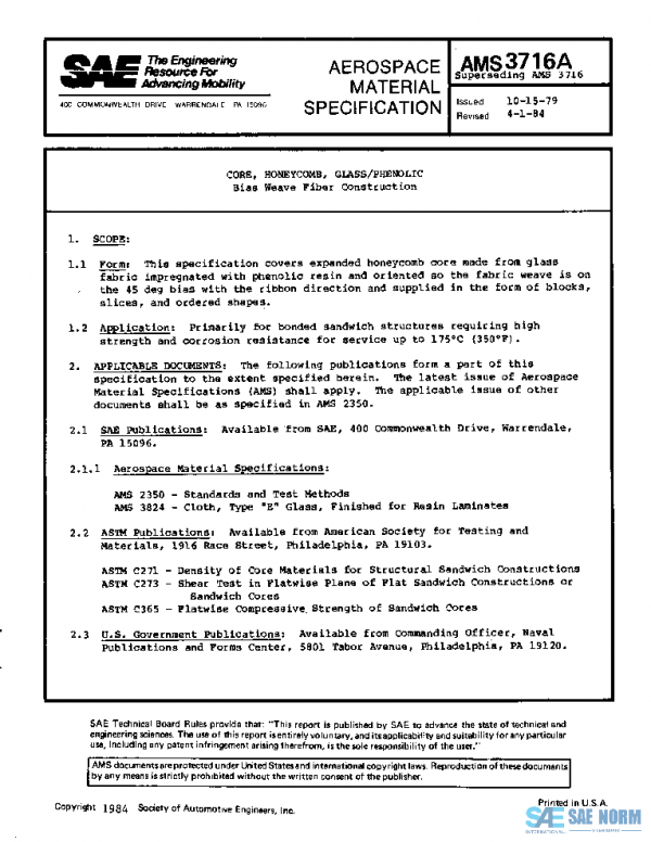 SAE AMS3716A PDF