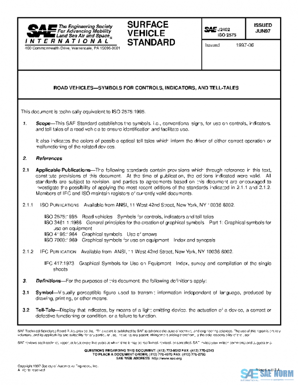 SAE J2402_199706 PDF