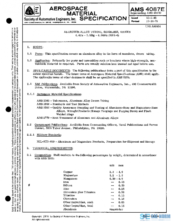 SAE AMS4087E PDF