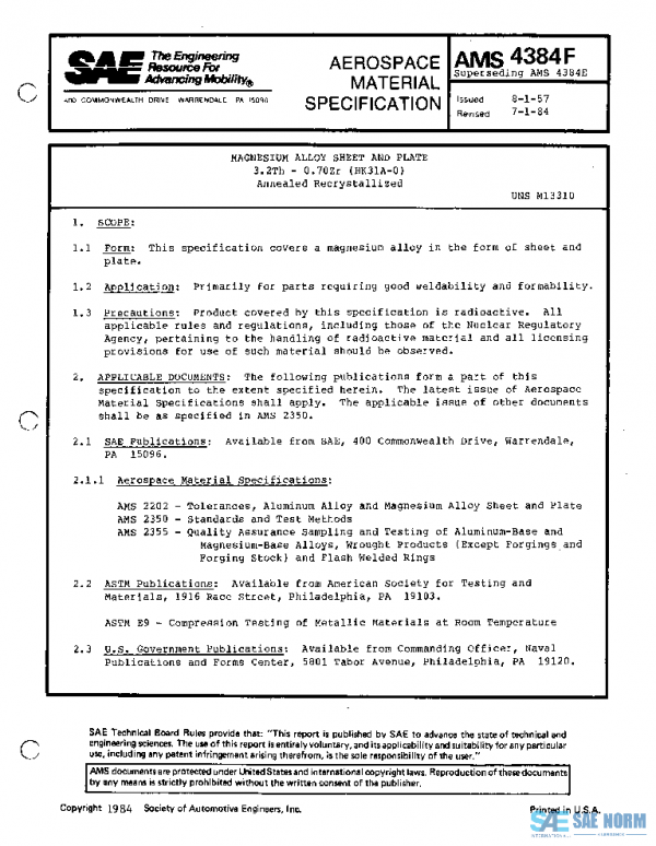SAE AMS4384F PDF