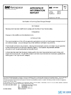 SAE AIR1494A PDF