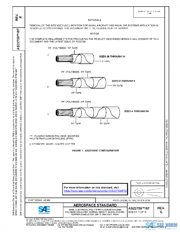 SAE AS22759/87E PDF