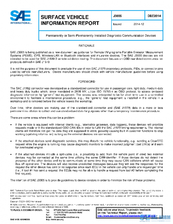 SAE J3005_201412 PDF SAE J3005_201412 PDF