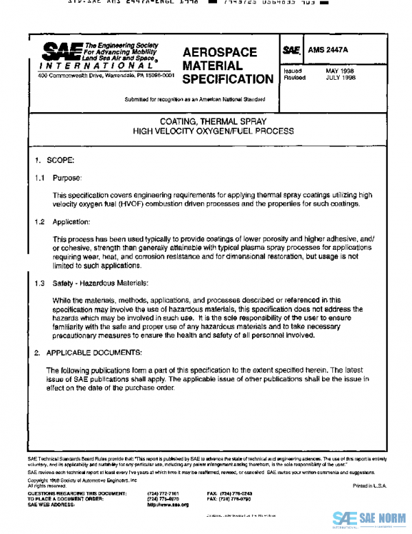 SAE AMS2447A PDF