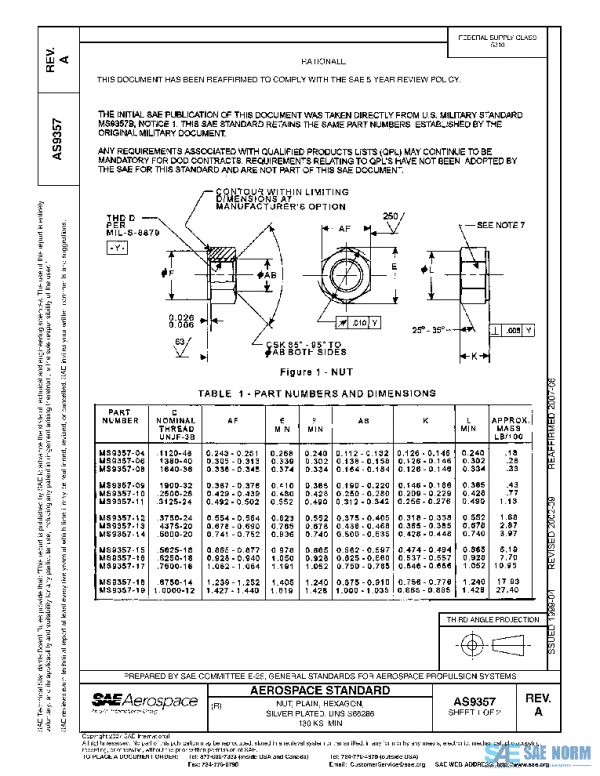 SAE AS9357A PDF