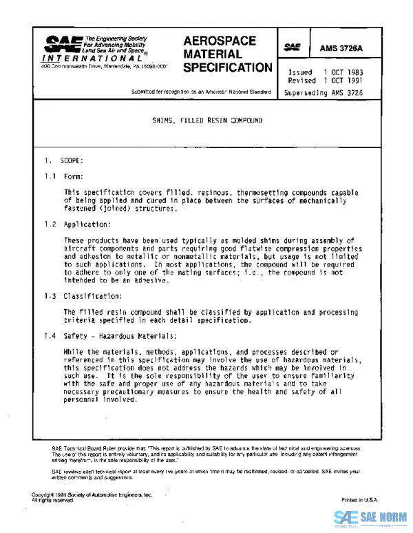 SAE AMS3726A PDF