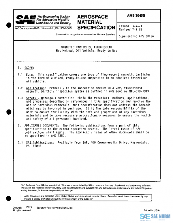 SAE AMS3045B PDF