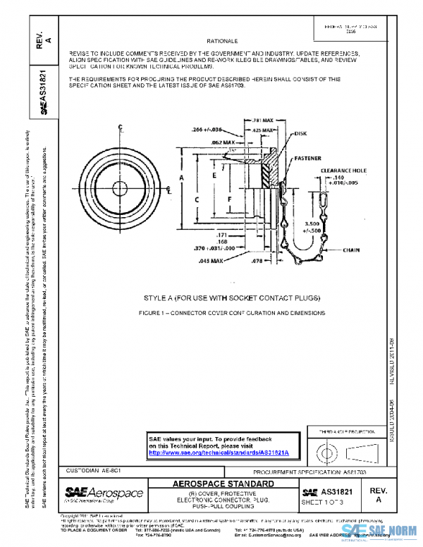 SAE AS31821A PDF