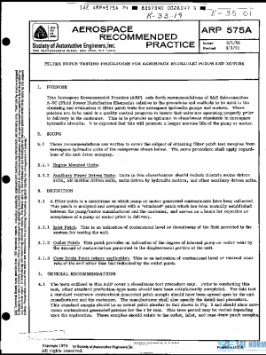 SAE ARP575A PDF