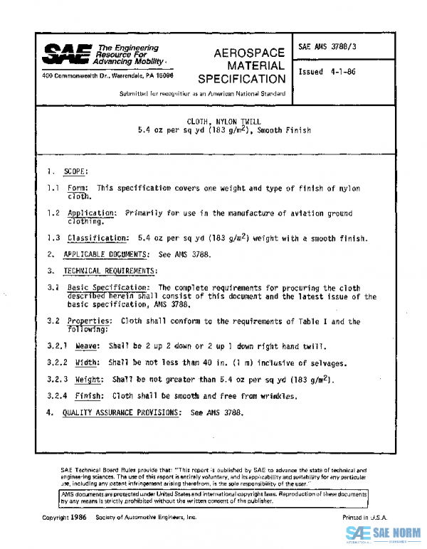 SAE AMS3788/3 PDF