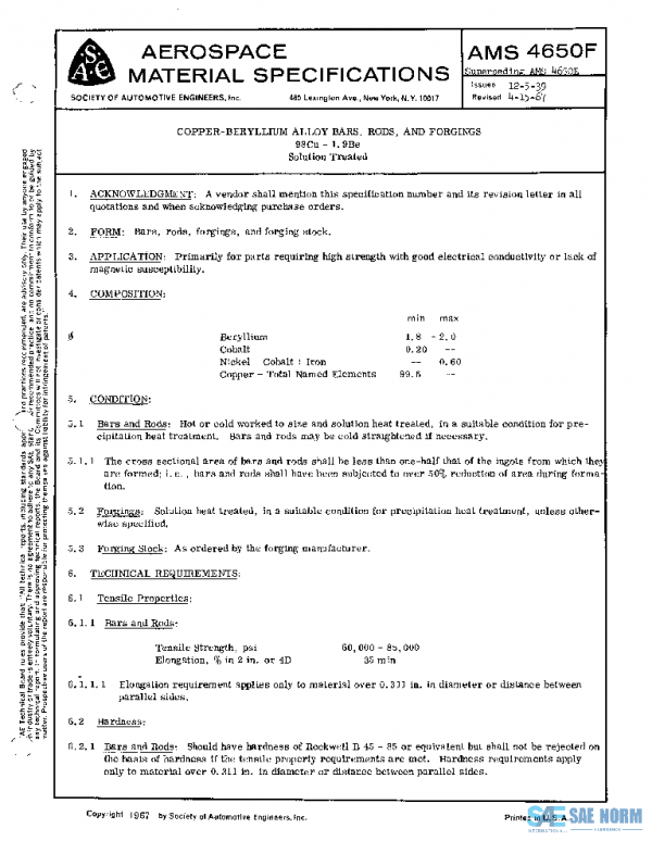 SAE AMS4650F PDF