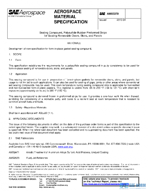 SAE AMS3379 PDF