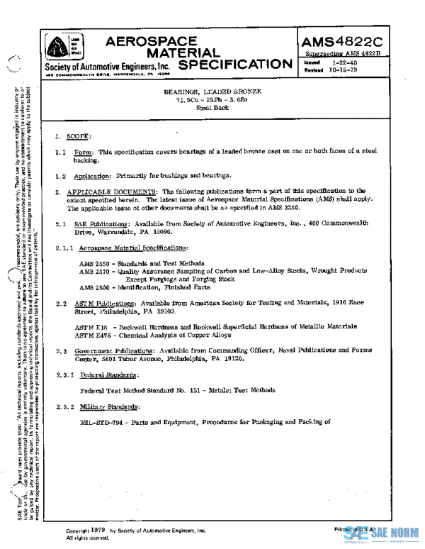 SAE AMS4822C PDF