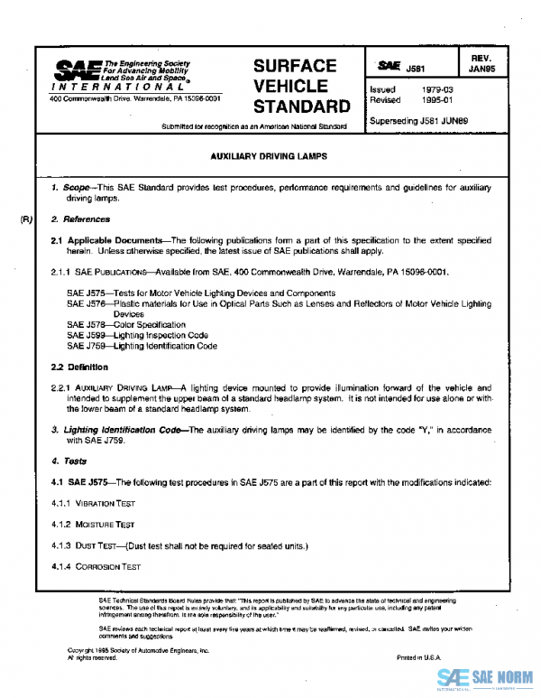SAE J581_199501 PDF