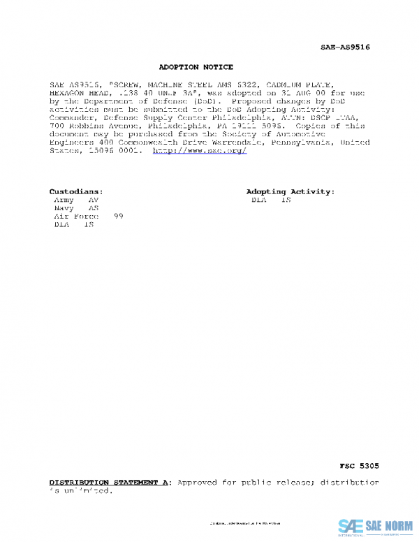 SAE AS9516 PDF