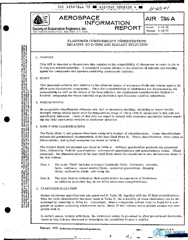 SAE AIR786A PDF