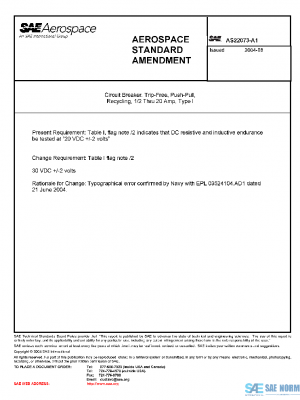 SAE AS22073_A1 PDF